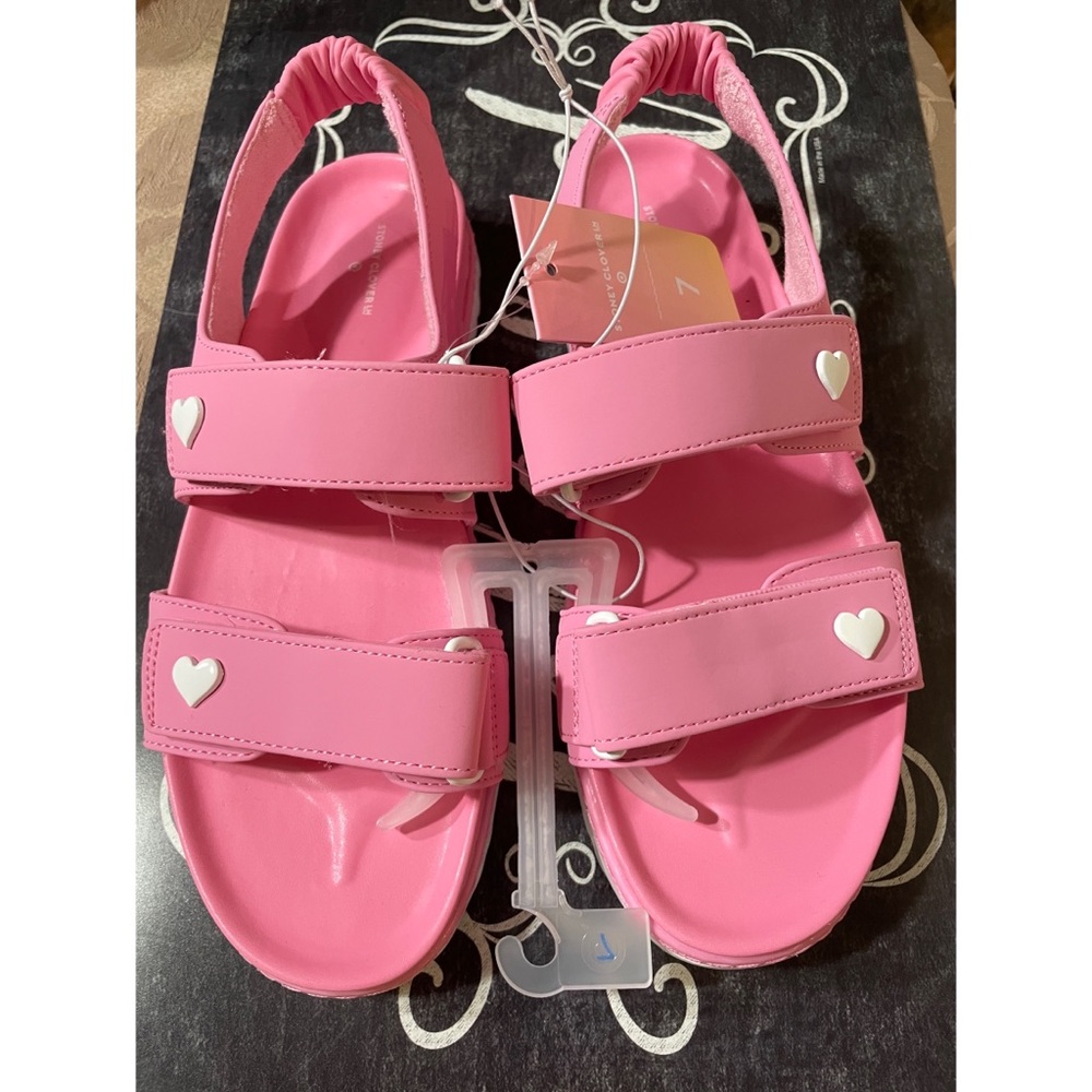 Stoney Clover Pink Sandals